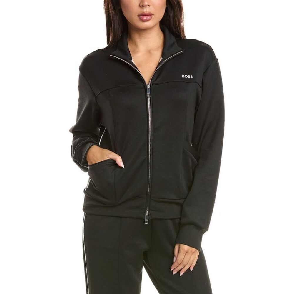 Hugo Boss Womens  Erena Track Jacket, Black